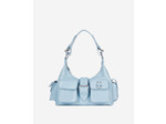 Sac amelia en cuir light blue
