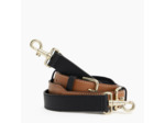 Bandoulière réversible ajustable en cuir