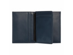 Le cuir lisse portefeuille 3v