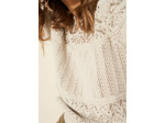 Pull col rond manches courtes