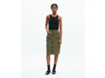Jupe style cargo kaki