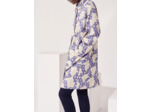 Manteau bleu indigo