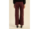 Pantalon en velours à coupe droite
