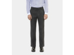 Pantalon de costume en coton et laine gris black grey