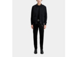 Blouson avec col poches plaquees devant black