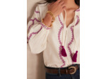 Blouse SULLY en coton et lin