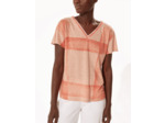 T-shirt rose velours