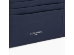 Porte cartes zippé en L Augustin en cuir