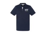 Polo avec logo brodé et patte contrastée