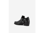 Bottines basses avec sangles en cuir noires black