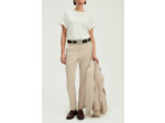 Pantalon 7/8 de tailleur à fines rayures - JILL