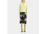 Pull Col Vareuse A Torsades yellow