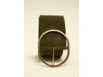 Ceinture large en cuir