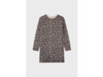Robe léopard courte en laine - SEVANE
