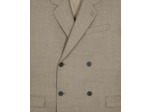 Veste de costume droite large beige melange