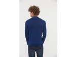 Polo manches longues en maille détail col broderie poitrine