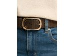 Ceinture en cuir irisée