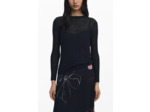 Robe À Manches Longues En Maille – Femme