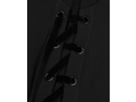 Robe courte avec laçage noire black