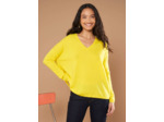 Pull en 100% cachemire à Col V