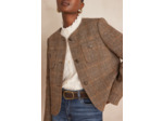 Veste PIA en laine motif chevron