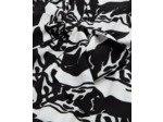 Robe Courte Avec Ceinture Imprimée black / white