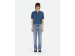 Jean bleu clair droit blue denim