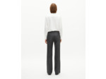 Pantalon tailleur bootcut en laine gris foncé black