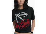 T-Shirt À Manches Courtes En Maille – Femme
