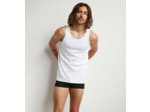Lot de 2 débardeurs homme thermorégulateur en coton Blanc Regul Activ