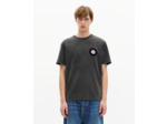 T-shirt avec flocage vinyl noir black washed