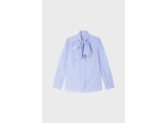Chemise rayée à col lavallière - BAGATELLE