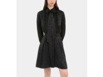 Robe Courte Jacquard Noir black
