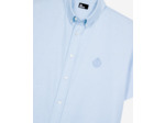 Chemise a manches courtes col classique sky
