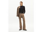 Pantalon tailleur bootcut camel camel