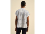 Chemise manches courtes rayée