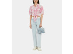 Chemise Imprimée Manches Courtes pink-white