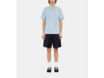 T-Shirt Bleu Ciel Avec Broderie Palm Tree lavender