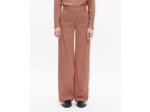 Pantalon large à rayures rouge et bleu bleu