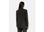 Veste de smoking ample revers satin black