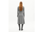 Robe longue en laine grise light grey
