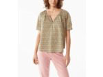 Blouse rose / moutarde