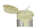 Gourde isotherme avec paille Vert