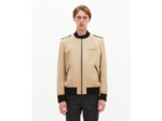 Blouson teddy en coton beige beige