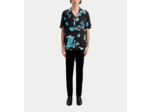 Chemise A Manches Courtes Col Classique black blue