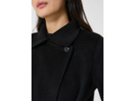 Manteau Mandy Noir en Laine