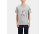T-Shirt Manches Courtes Avec Print Snake light grey chine