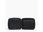 Porte monnaie zip en L Emile en cuir monogramme