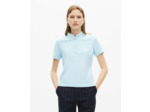 Polo manches courtes broderie poitrine baby blue