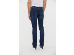 Pantalon straight fit, taille medium haute,jambe ajustée